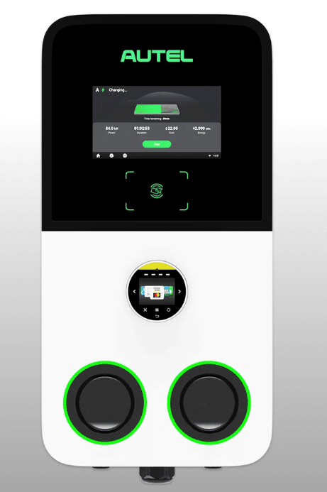 Autel MaxiCharger AC Ultra Dual 22kW - Wall Mounted